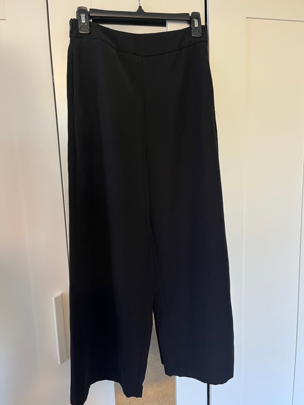 SHEIN Black Wide-Leg Dress Pants